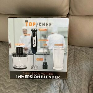 Black Immersion Blender 3-in-1 Set